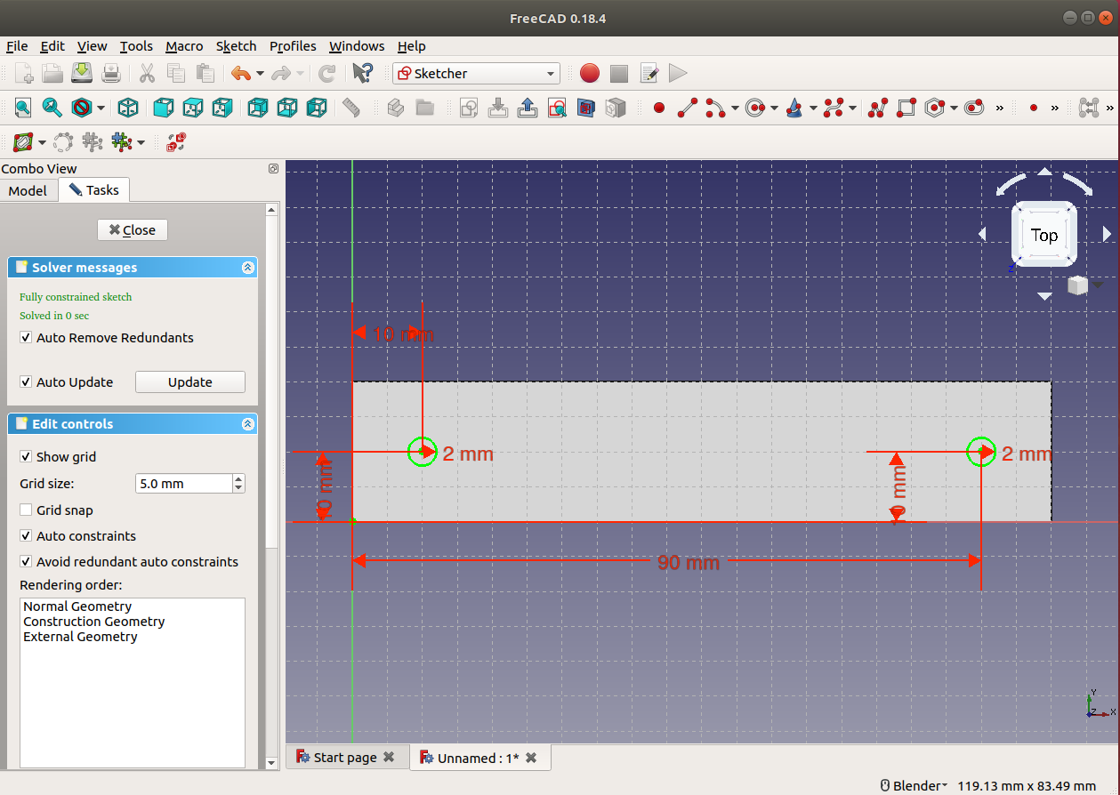 How To Turn A Simple Freecad Sketch Into D Object