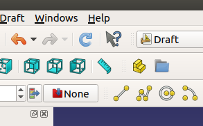 Freecad drawing refresh icon