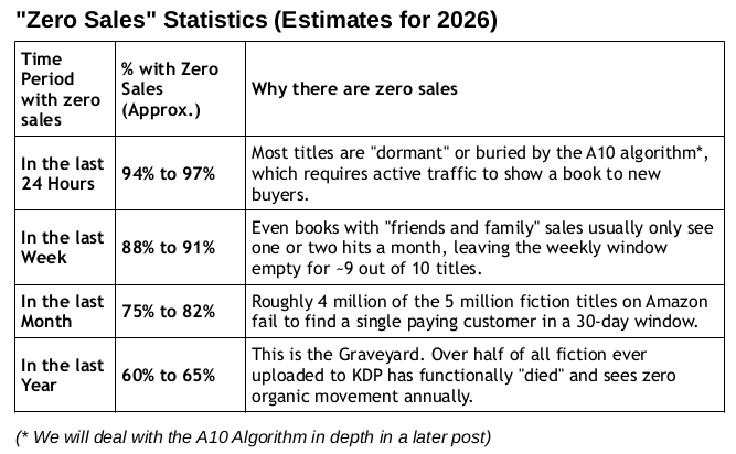 Garve of Zeros. Zero Sales Statistics for 2026